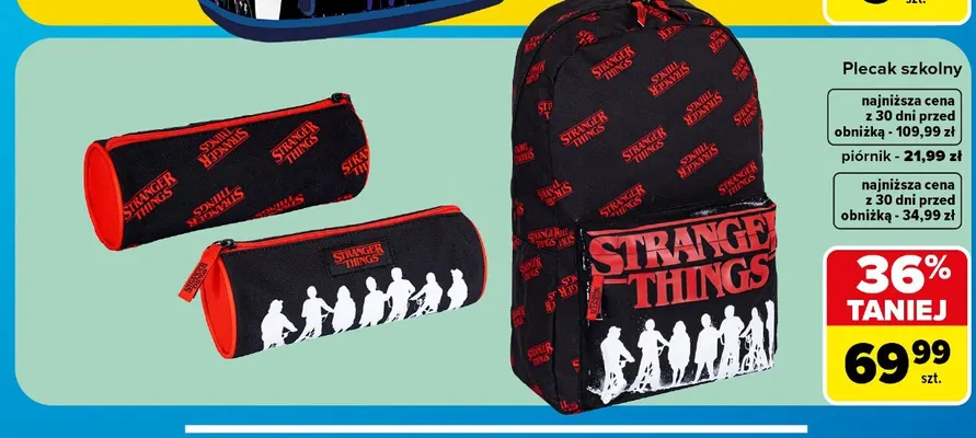 Piórnik Stranger Things promocja w Carrefour