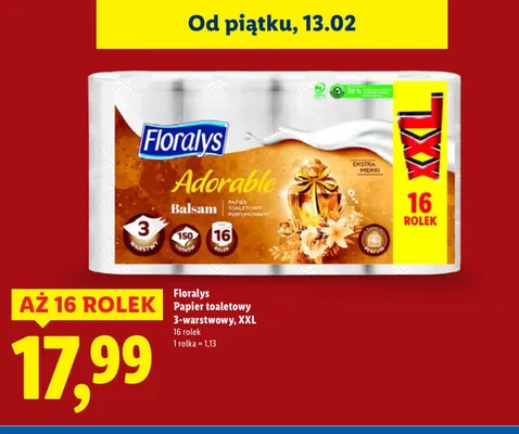 Papier toaletowy 3-warstwowy, XXL promocja w Lidl