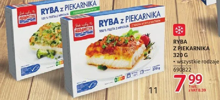 Ryba z piekarnika 320 g promocja w Selgros