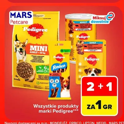 Przysmak dla psów Pedigree Rodeo promocja w Carrefour