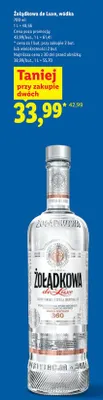 Wódka Żołądkowa de Luxe promocja w Lidl