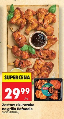 Zestaw z kurczaka na grilla Befoodie promocja w Biedronka
