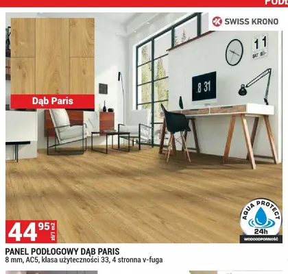 Panel podłogowy Swiss Krono Dąb Paris promocja w Merkury Market