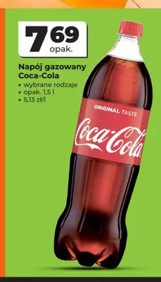 Napój gazowany Coca-Cola promocja w Odido