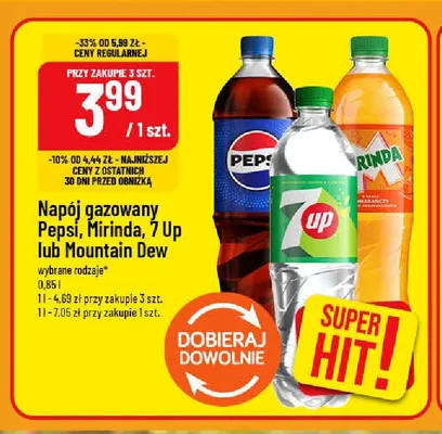 Napój gazowany Mountain Dew promocja w POLOmarket