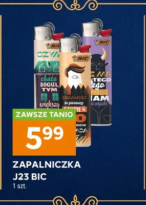 Zapalniczka J23 Bic promocja w Stokrotka
