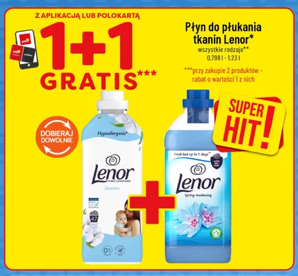 Płyn do płukania tkanin Lenor promocja w POLOmarket