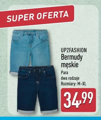 Bermudy męskie UP2FASHION promocja w Aldi
