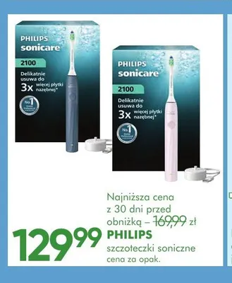 Szczoteczka soniczna Philips Sonicare 2100 promocja w Super-Pharm