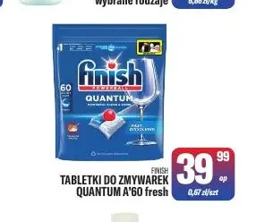 Tabletki do zmywarek Finish Quantum Fresh promocja w Tomi Markt