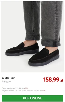 Półbuty G-Star Raw promocja w eobuwie.pl