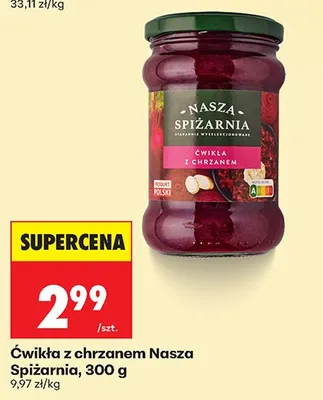 Ćwikła z chrzanem promocja w Biedronka