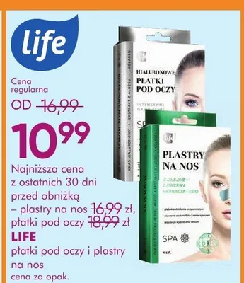 Płatki pod oczy i plastry na nos promocja w Super-Pharm