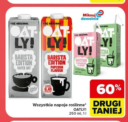 Napój owsiany Oatly Matcha Strawberry Flavour promocja w Carrefour