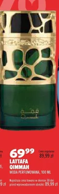 Woda perfumowana Lattafa Qimmah promocja w Drogerie Natura