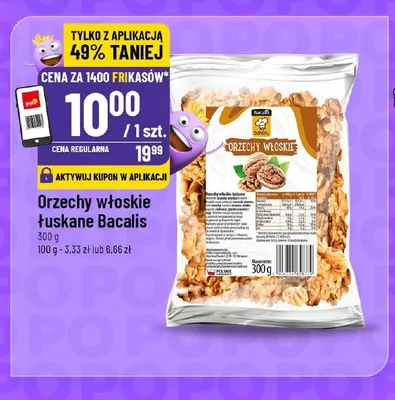 Orzechy włoskie łuskane Bacalis promocja w POLOmarket