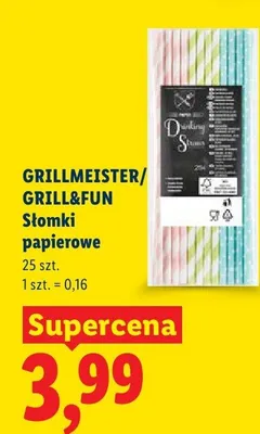 Słomki papierowe promocja w Lidl