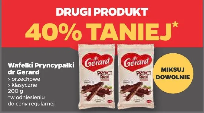 Wafelki Pryncypałki dr Gerard klasyczne promocja w Netto