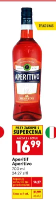 Aperitif Aperitivo promocja w Biedronka