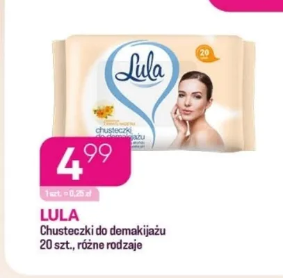 Chusteczki do demakijażu LULA 20szt. promocja w Drogerie Koliber