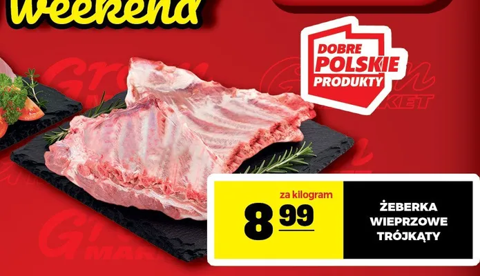 Żeberka wieprzowe trójkąty promocja w Gram Market