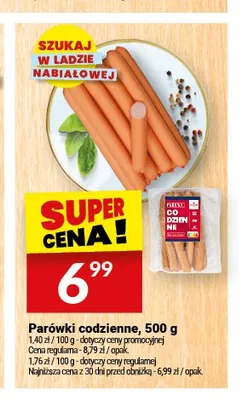 Parówki codzienne Pikok promocja w Twój Market