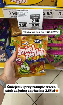 Żelki nimm2 Śmiejżelki Happies promocja w Dino
