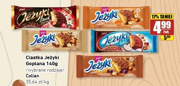 Ciastka Jeżyki Goplana Dark Cherry promocja w API Market