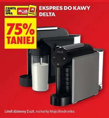 Ekspres do kawy Delta Q promocja w Biedronka