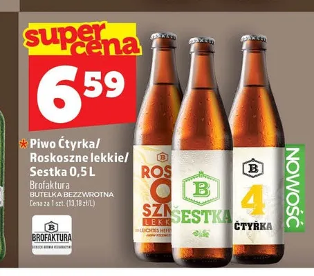 Piwo Brofaktura Sestka promocja w TOPAZ