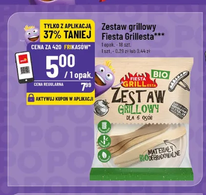 Zestaw grillowy Fiesta Grillesta promocja w POLOmarket