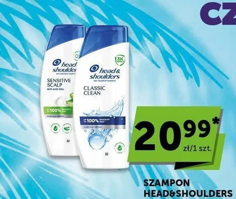 Szampon do włosów Head & Shoulders Classic Clean promocja w Euro Sklep