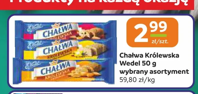 Chałwa Królewska Wedel promocja w Społem Częstochowa