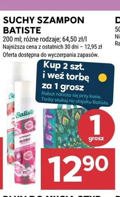 Suchy szampon Batiste promocja w Stokrotka