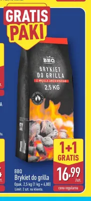 Brykiet do grilla BBQ promocja w Aldi