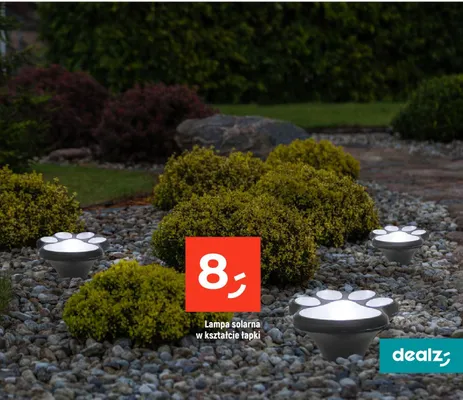 Lampka solarna w kształcie biedronki wys. 20 cm promocja w Dealz