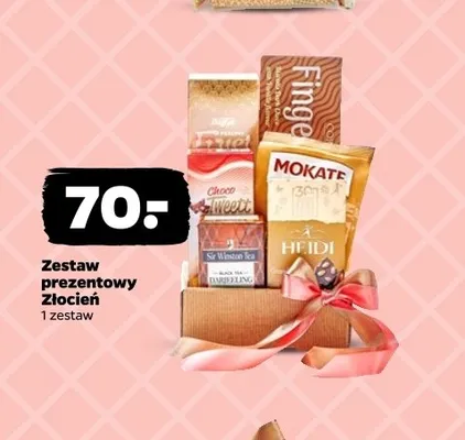 Zestaw prezentowy Złocień promocja w Netto
