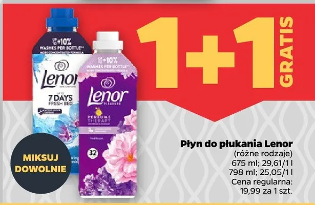 Płyn do płukania Lenor Perfume Therapy promocja w Netto