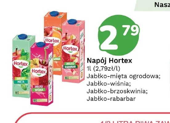 Napój jabłko-wiśnia Riviva promocja w Limonka