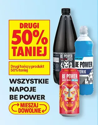 Napój energetyczny różne rodzaje promocja w Biedronka