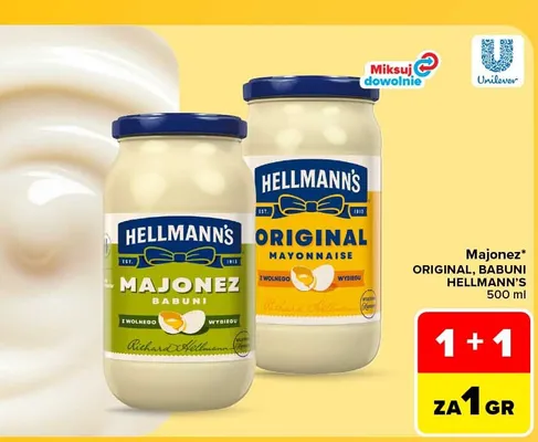 Majonez Hellmann's Babuni promocja w Carrefour Market