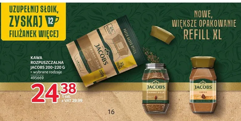 Kawa rozpuszczalna Jacobs promocja w Selgros