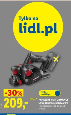 Strug akumulatorowy Parkside Performance promocja w Lidl