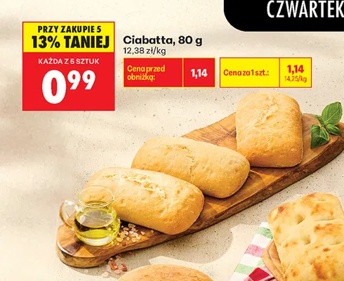 Ciabatta promocja w Biedronka