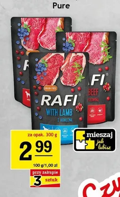 Karma dla psa Rafi z jagnięciną promocja w Gram Market