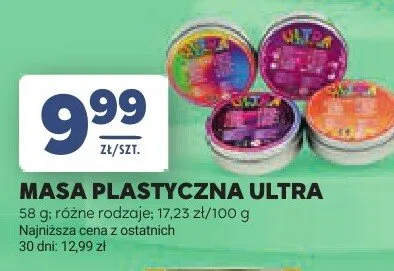Masa plastyczna Ultra 58g promocja w Stokrotka