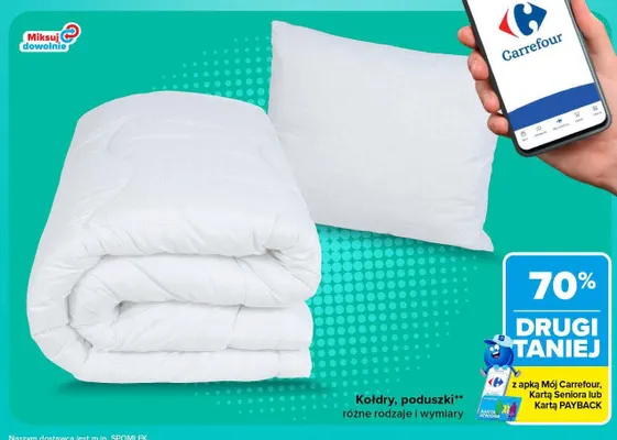Poduszki promocja w Carrefour Market