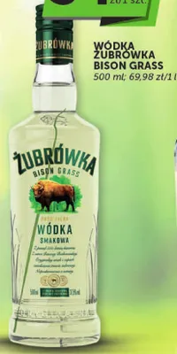Wódka Żubrówka bison grass promocja w Groszek