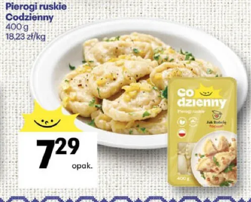 Pierogi ruskie Codzienny Go Dzienny promocja w Delikatesy Centrum