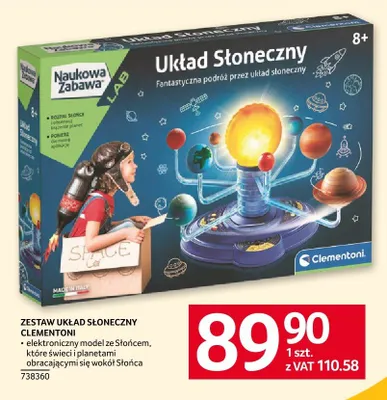 Zestaw Układ Słoneczny Clementoni promocja w Selgros